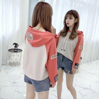 Raglan Letter Hoodie