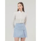 Welt-pocket Tweed A-line Miniskirt