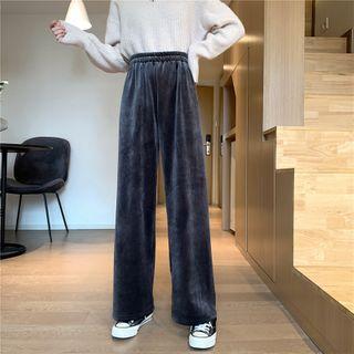 Velvet Straight Cut Pants