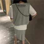 Short-sleeve T-shirt White - T-shirt - One Size