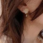 Faux Pearl Drop Earring 1 Pair - D648-1 - Champagne - One Size