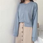 Irregular Short Long-sleeve Sweater