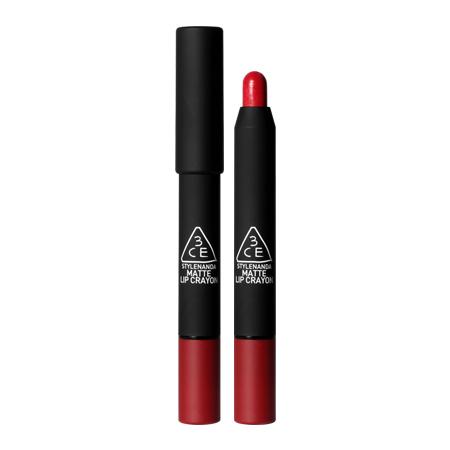 3 Concept Eyes - Matte Lip Crayon (airy Red) 1g