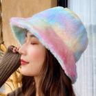 Printed Chenille Bucket Hat Multicolour - One Size