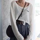 Simple Long-sleeve Top