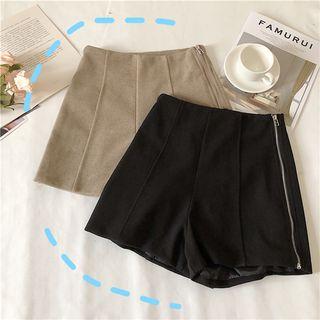 Zipper A-line Shorts