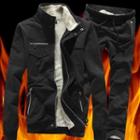 Set: Fleece-lined Jacket + Sweatpants