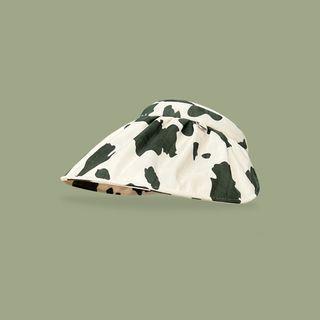 Cow Print Visor Hat