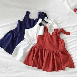 Plain Lace-up Sleeveless Top