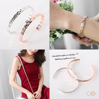 Light Wave Layered Bangle