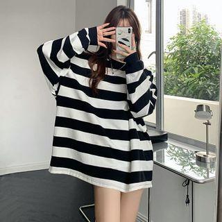 Long Sleeve Striped T-shirt Stripe - One Size