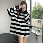 Long Sleeve Striped T-shirt Stripe - One Size