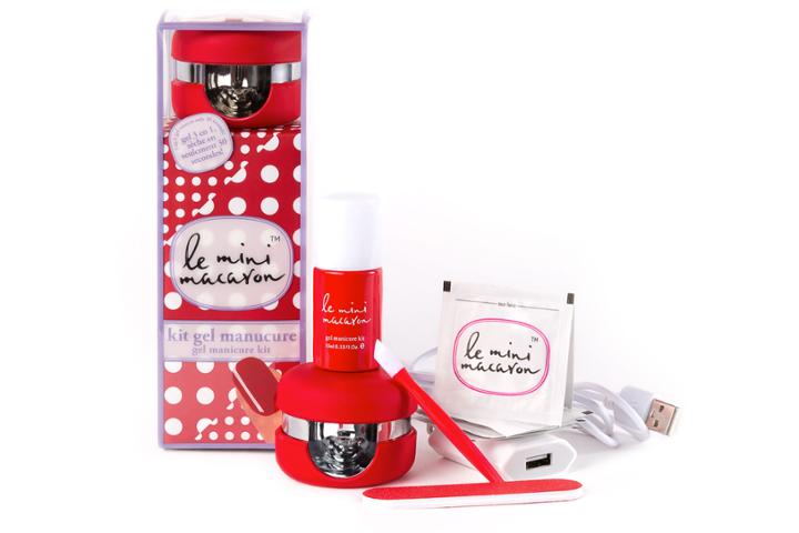 Le Mini Macaron - Gel Manicure Kit (cherry Red) 17 Pcs