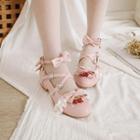 Strawberry Strappy Mary Jane Shoes