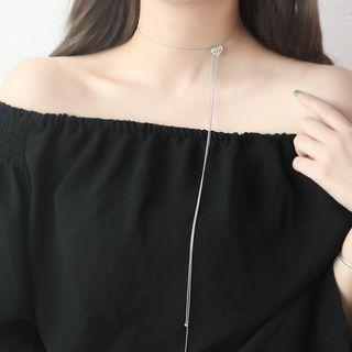 Diamond / Hoop Necklace