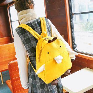 Cartoon Canvas Zip Backpack
