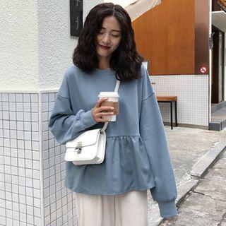 Ruffle Panel Pullover