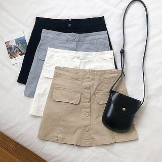 Buttoned Down Skort