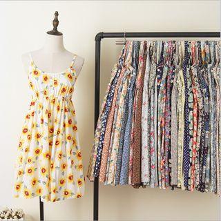 Spaghetti Strap A-line Dress (various Designs)