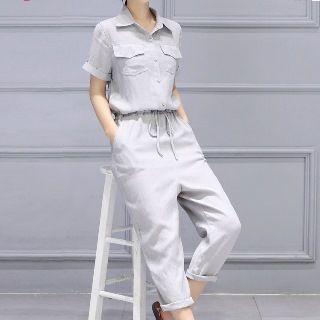 Drawstring Jumpsuit