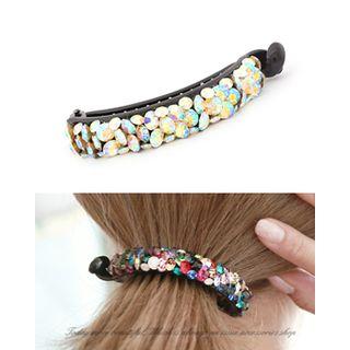 Rhinestone Long Hair Clamp