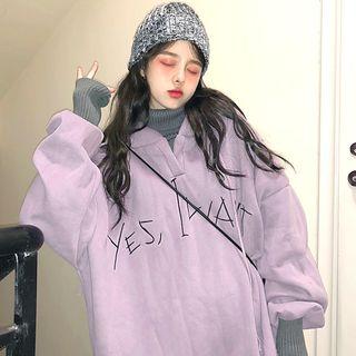 Mock Neck Hooded Dress