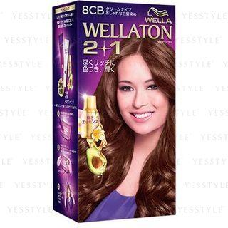 Wella - Wellation 2 + 1 Cream Hair Color (#8cb) 1 Set