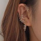 Alloy Leaf Earring 1 Pc - Earrings - One Size