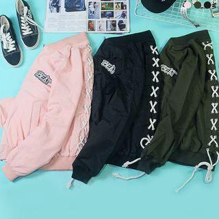 Tie Back Bomber Jacket