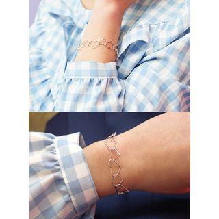 Heart Chain Bracelet