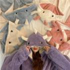 Dinosaur Coral Fleece Robe