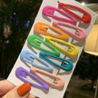 Set Of 10: Hair Clip 10 Colors - One Size