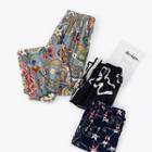 Print Loose Fit Jogger Lounge Pants