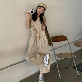 Plain Loose Fit Jumper Pants