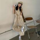 Plain Loose Fit Jumper Pants