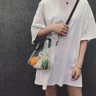 Pvc Tote With Drawstring Pouch