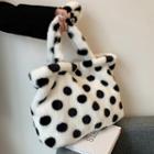 Dotted Fluffy Tote Bag