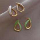 Droplet Glaze Alloy Earring