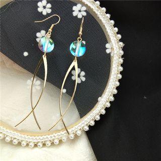 Bead & Fish Dangle Earring