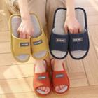 Set Of 5 Pairs: Linen Slippers