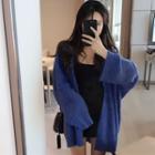Open-front Cardigan Blue - One Size