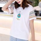 Goldfish Print Short-sleeve T-shirt