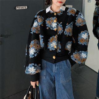 Flower Single-breasted Jacket