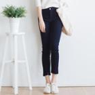 Elastic Cropped Jeans