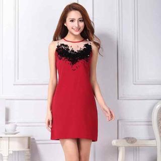 Embellished Sleeveless Dress