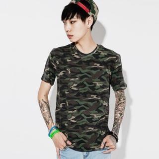 Round-neck Camouflage T-shirt