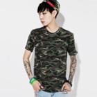 Round-neck Camouflage T-shirt