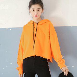 Letter V Hoodie Orange - One Size