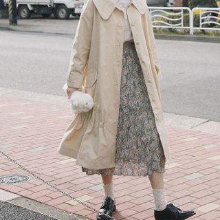 Flared Hem Shirt Jacket