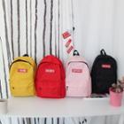 Changeable Chinese Characters Labels Nylon Backpack
